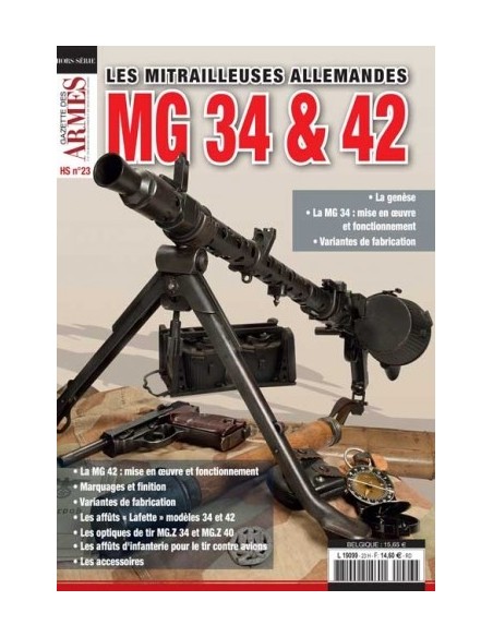 HS GDA N °23 - MITRAILLEUSES ALLEMANDES MG 34 & 42